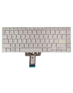 Клавиатура для ноутбука Asus VivoBook 14 K413JA серебристая Rocknparts