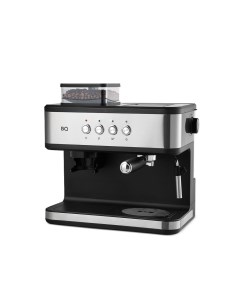 Рожковая кофеварка CM1003 серебристая черная Bq