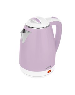 Чайник электрический LU 166 2 л белый розовый Lumme