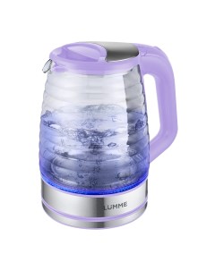 Чайник электрический LU 158 2 2 л фиолетовый черный Lumme