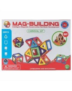 Конструктор магнитный MAG1 28 дет Mag-building