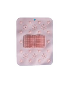 Противоскользящий силиконовый коврик для ванной на присосках 00117883 розовый 42х32 см Nobrand