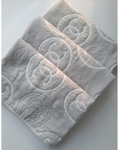 Комплект полотенец Шанель серые хлопок размер 35х75 см 3 шт Униратов текс