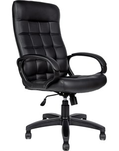 Кресло офисное Стиль Ультра SOFT кожа черная Евростиль