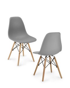 Комплект стульев 2 шт Acacia бежевый темно серый Byroom