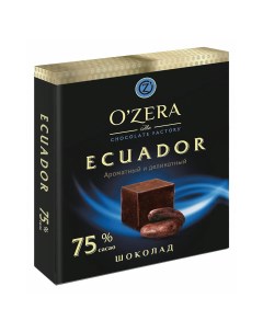 Шоколад Ecuador горький 90 г O`zera