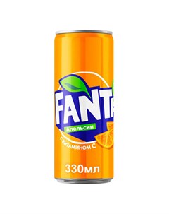 Газированный напиток Апельсин 0 33 л Fanta