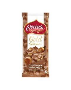 Шоколад Россия щедрая душа Золотая марка молочный с фундуком 85 г