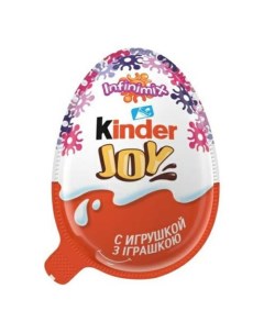 Шоколадное яйцо Joy для девочек молочное 21 г Kinder