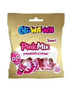Мармелад Pink Mix клубника ваниль жевательный 90 г Chi-wa-wa