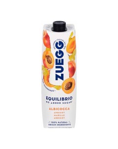Напиток сокосодержащий абрикосово виноградный без сахара 1 л Zuegg