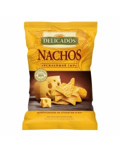 Чипсы кукурузные Nachos сыр 150 г Delicados
