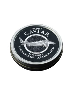 Черная икра осетровая паюсная 50 г Caviar