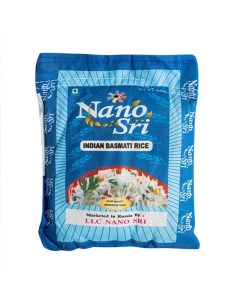 Рис Басмати непропаренный 1 кг Nano sri