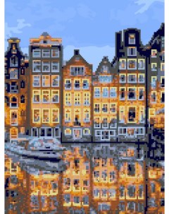 Алмазная мозаика Тихий Амстердам 30х40 см Лори