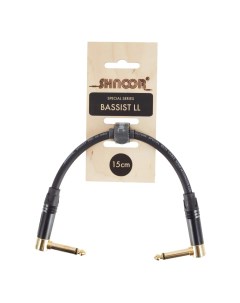 Инструментальный басовый патч кабель 15 см Shnoor