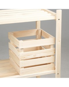 Ящик деревянный для стеллажей глубиной 25х25х23 см Добропаровъ