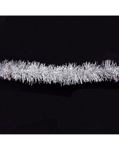 Тесьма в виде мишуры серебро 1 5 см в упаковке 24 5 метров Страна карнавалия