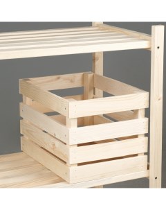 Ящик деревянный для стеллажей 25х35х23 см Добропаровъ