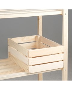 Ящик деревянный для стеллажей 25х35х15 см Добропаровъ