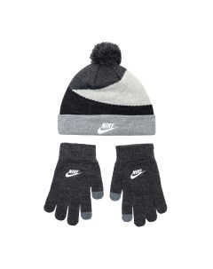 Шапка и перчатки Шапка и перчатки Heather Block Pom Beanie Set Nike