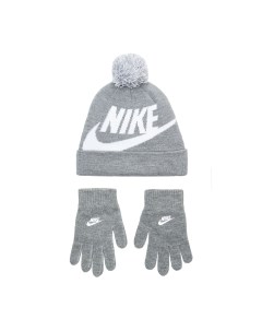 Шапка и перчатки Шапка и перчатки Swoosh Pom Beanie Hat And Gloves Set Nike