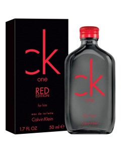 CK One Red Edition for Him туалетная вода 50мл Calvin klein