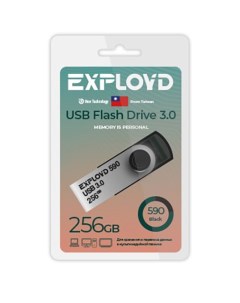 USB Flash Drive 256Gb 590 3 0 EX 256GB 590 Black Exployd