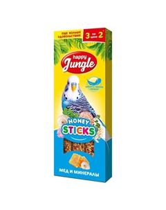 Палочки для птиц при линьке 3шт Happy jungle