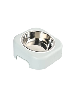 Миска для животных металлическая на подставке 17,5х17,5х4,5см 350мл Foxie