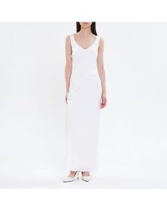 Белое платье длины макси Lulight