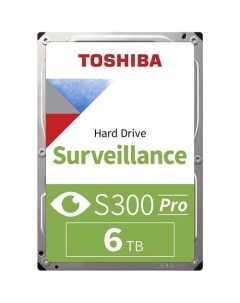 Жесткий диск S300 Pro HDWT360UZSVA 6ТБ HDD SATA III 3 5 Toshiba