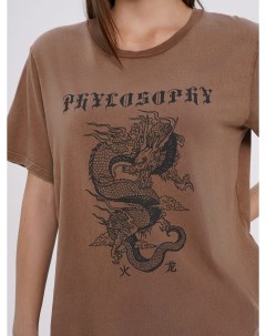Хлопковая футболка с принтом дракона Твое