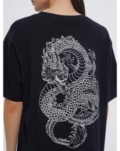 Хлопковая ночная сорочка с принтом дракона Твое