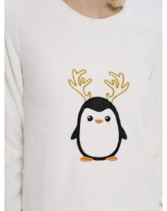 Теплая новогодняя пижама с пингвинами Твое