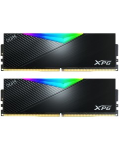 Модуль памяти DIMM 64Gb 2х32Gb DDR5 PC51200 6400MHz XPG Lancer RGB Black AX5U6400C3232G DCLARBK Adata