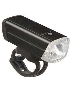 Фара Li-Ion, 1д повыш. ярк. 1W/20LUX/95люмин, АКБ, USB-заряд. быстросъем. черная, 5-220421 M-wave