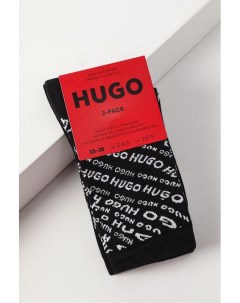 Набор из двух пар хлопковых носков Hugo