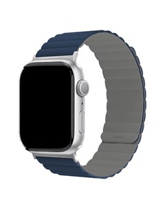 Ремешок для умных часов Mode для Apple Watch M L серо синий WB16BG01ML AW Ubear