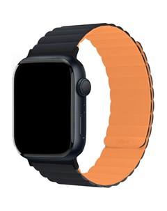 Ремешок для умных часов Mode для Apple Watch M L оранжево чёрный WB17OB01ML AW Ubear
