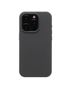 Чехол накладка Soft Touch для смартфона Apple iPhone 15 Pro силикон темно серый 221553 Org