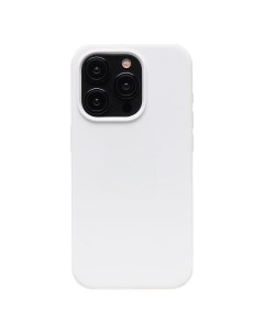 Чехол накладка Soft Touch для смартфона Apple iPhone 15 Pro силикон белый 221546 Org