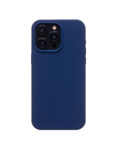 Чехол накладка Soft Touch для смартфона Apple iPhone 15 Pro Max силикон темно синий 221562 Org