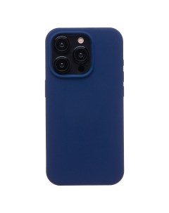 Чехол накладка Soft Touch для смартфона Apple iPhone 15 Pro силикон темно синий 221550 Org