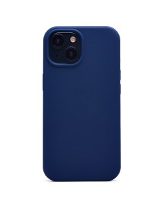 Чехол накладка Soft Touch для смартфона Apple iPhone 15 силикон темно синий 221531 Org