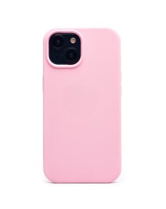 Чехол накладка Soft Touch для смартфона Apple iPhone 15 силикон светло розовый 221530 Org