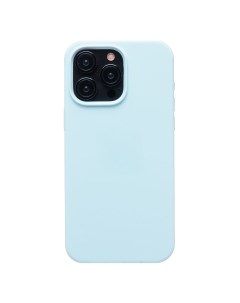 Чехол накладка Soft Touch для смартфона Apple iPhone 15 Pro Max силикон пастельно синий 221559 Org