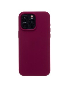 Чехол накладка Soft Touch для смартфона Apple iPhone 15 Pro Max силикон бордовый 221566 Org