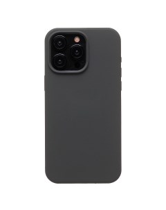 Чехол накладка Soft Touch для смартфона Apple iPhone 15 Pro Max силикон темно серый 221561 Org