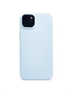 Чехол накладка Soft Touch для смартфона Apple iPhone 15 Plus силикон пастельно синий 221537 Org